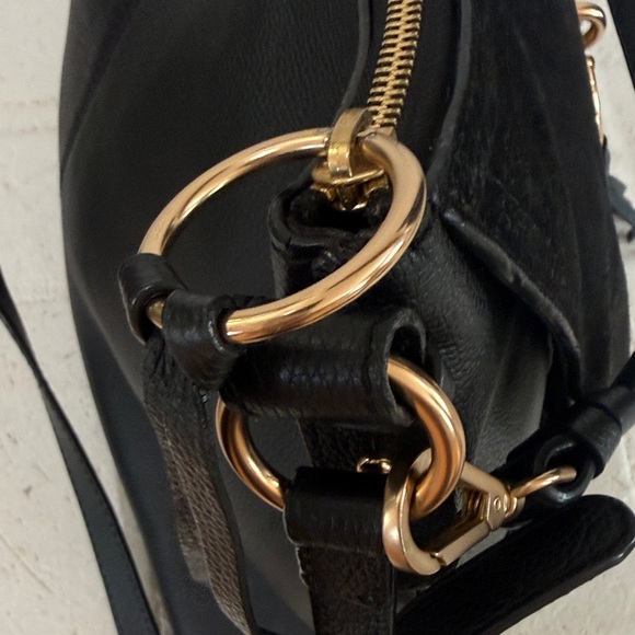 See By Chloe Black and Gold Shoulder Bag Large - Picture 6 of 6